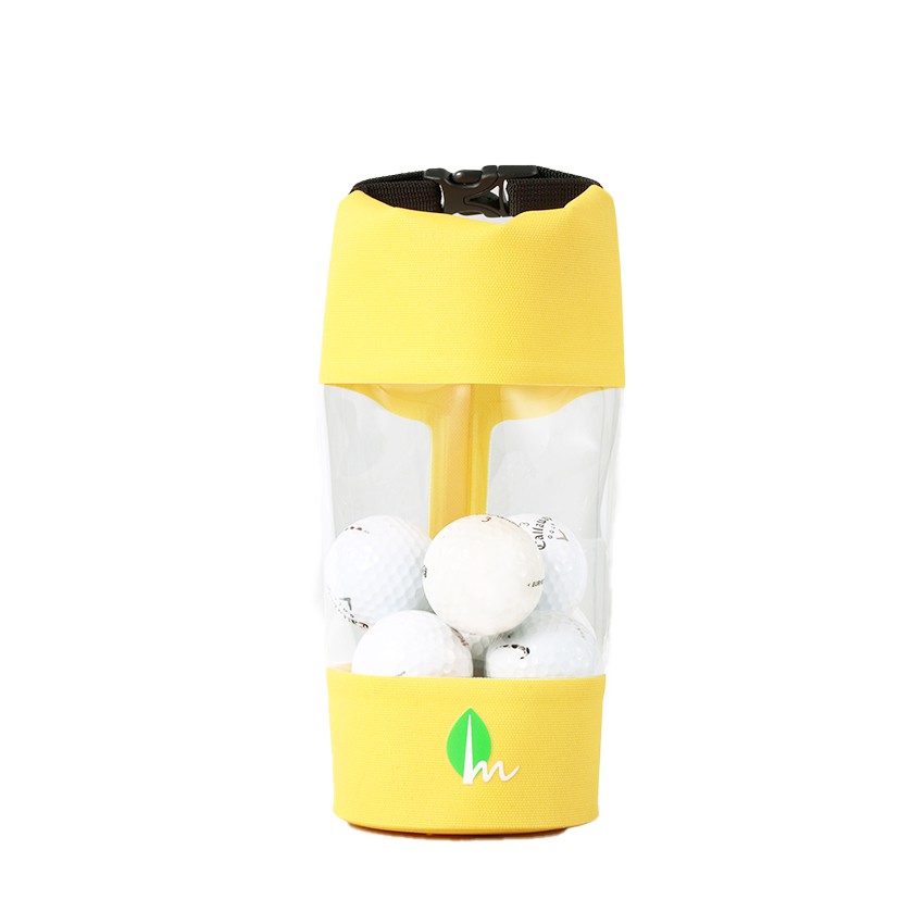 yellow Mini Golf Bag For Balls yellow Mini Golf Bag For Balls